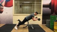Spider curls on incline bench. (Image via Pinterest)